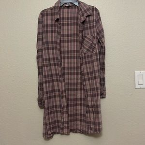 Long flannel
